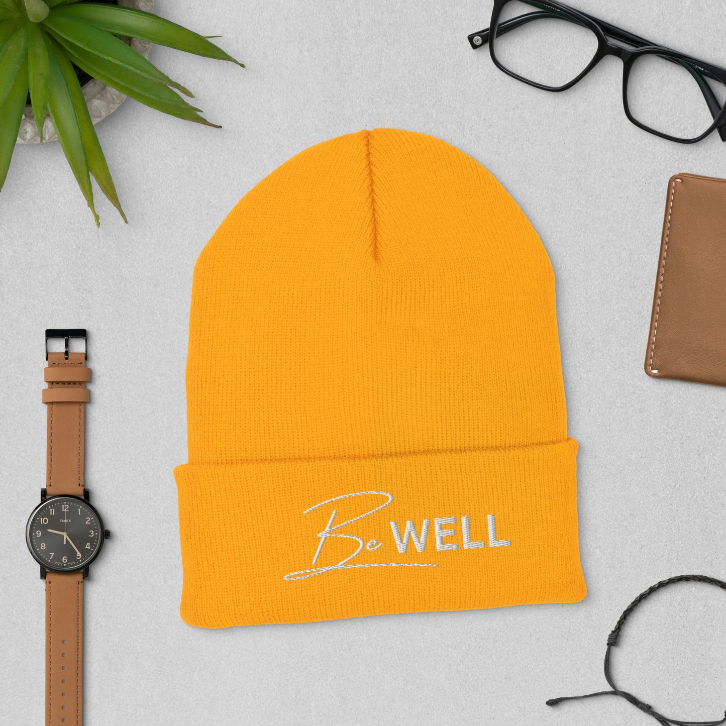 Cuffed BE WELL Beanie