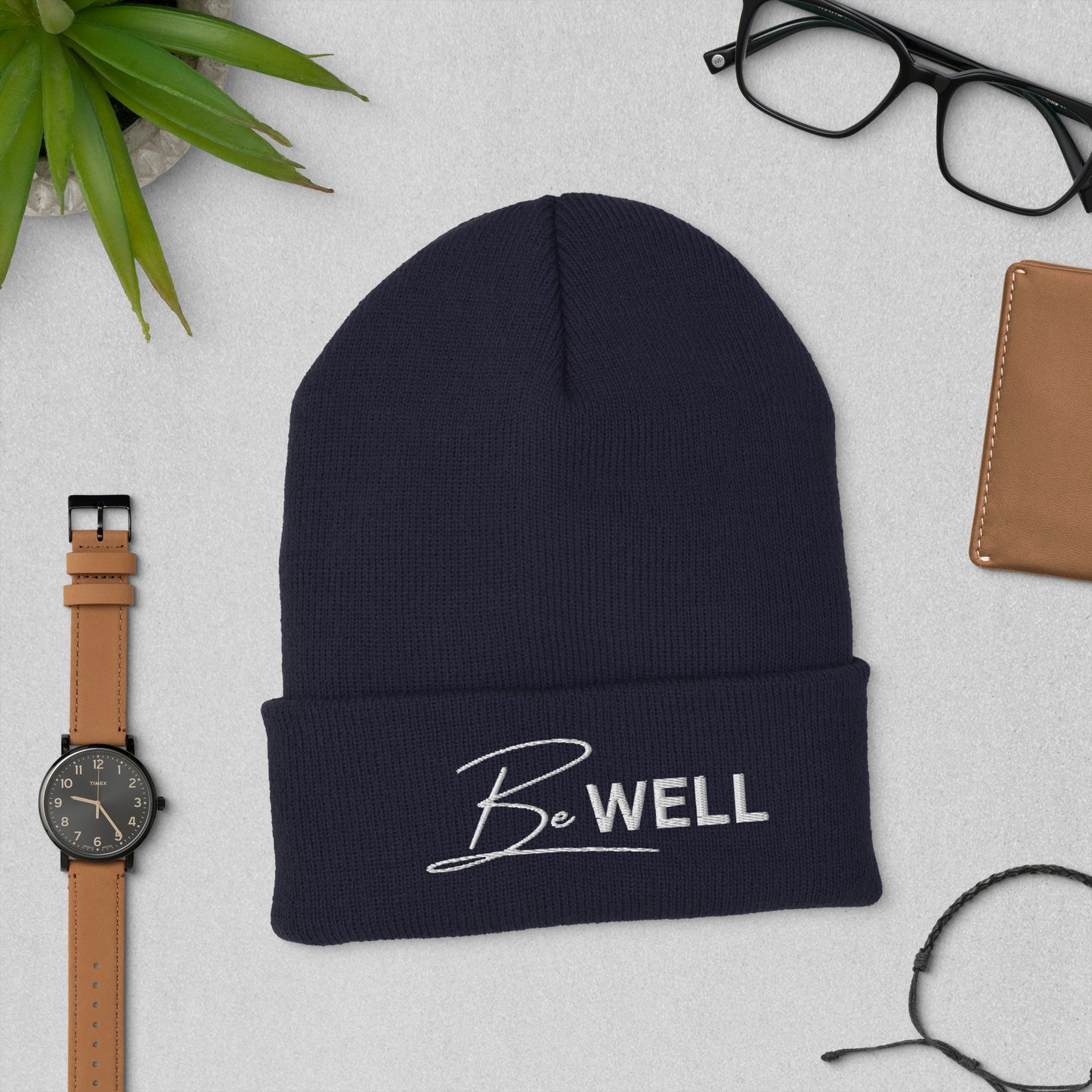 Cuffed BE WELL Beanie