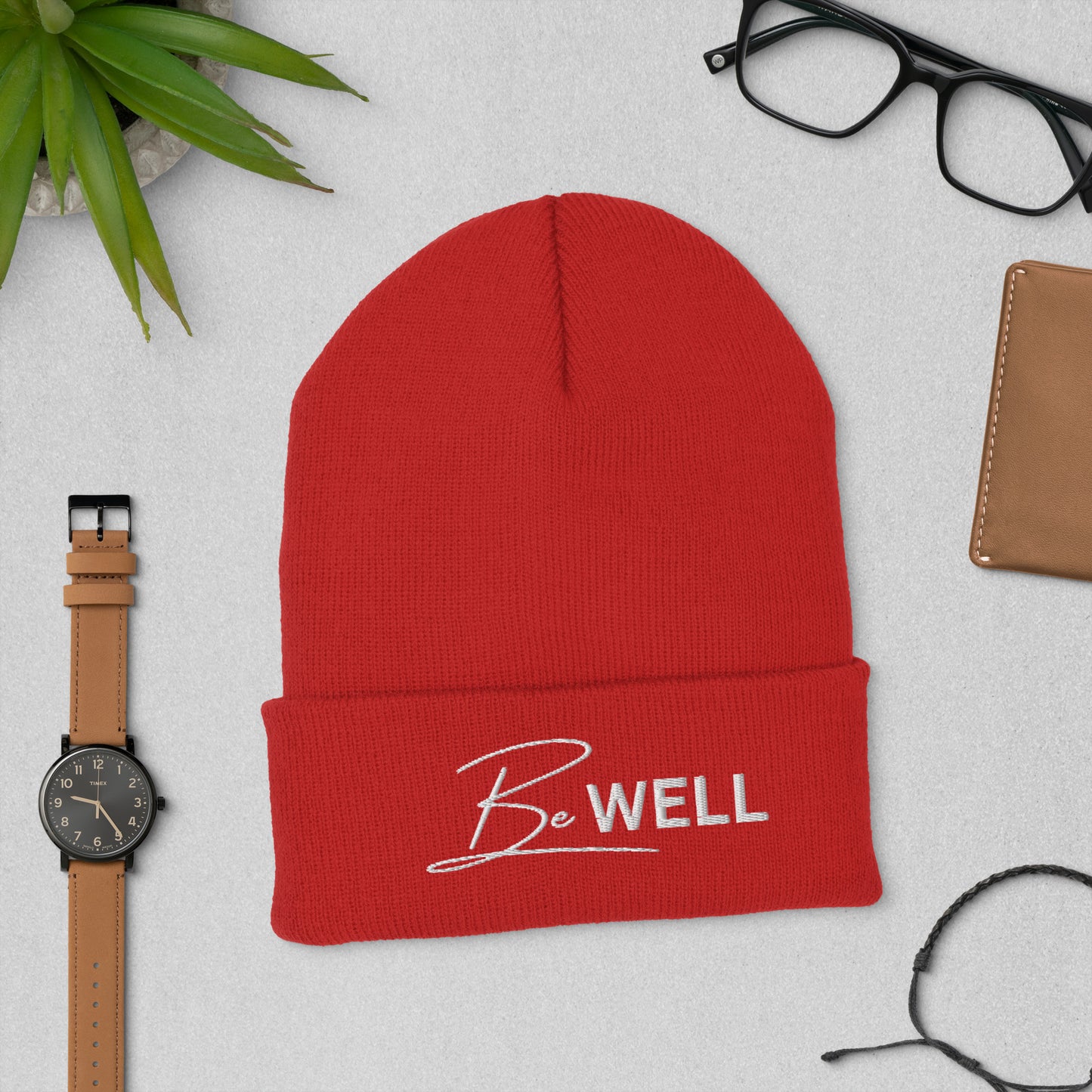 Cuffed BE WELL Beanie