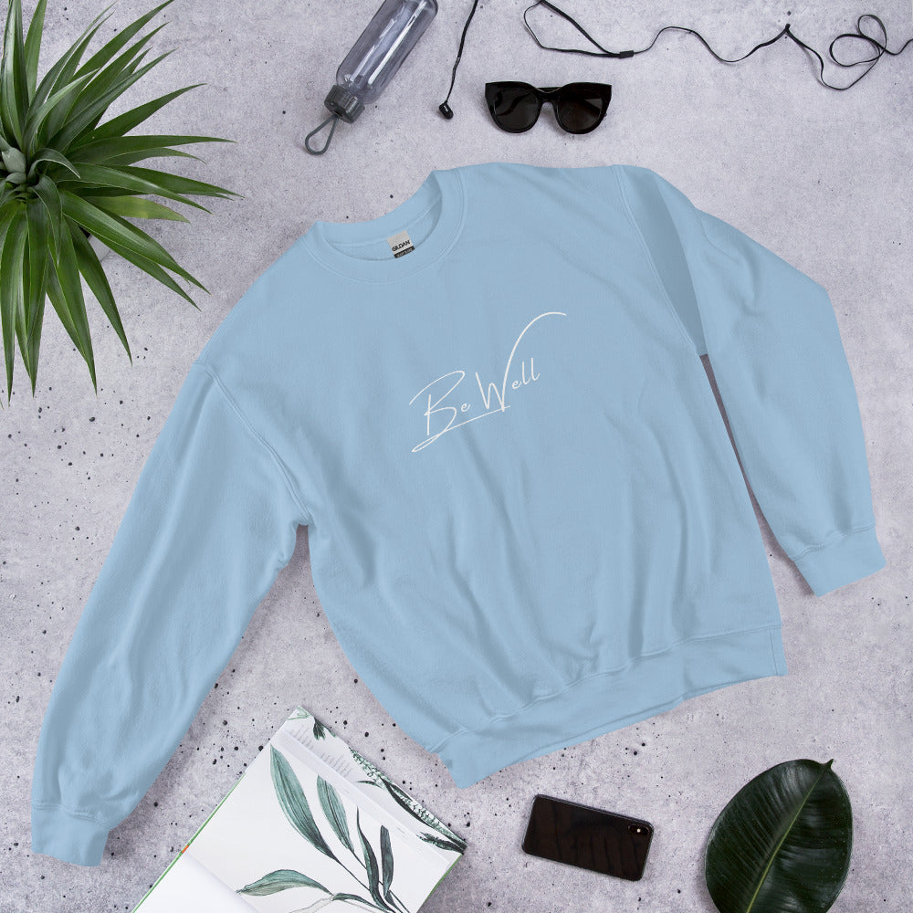 Unisex BE WELL Sweatshirt - Script