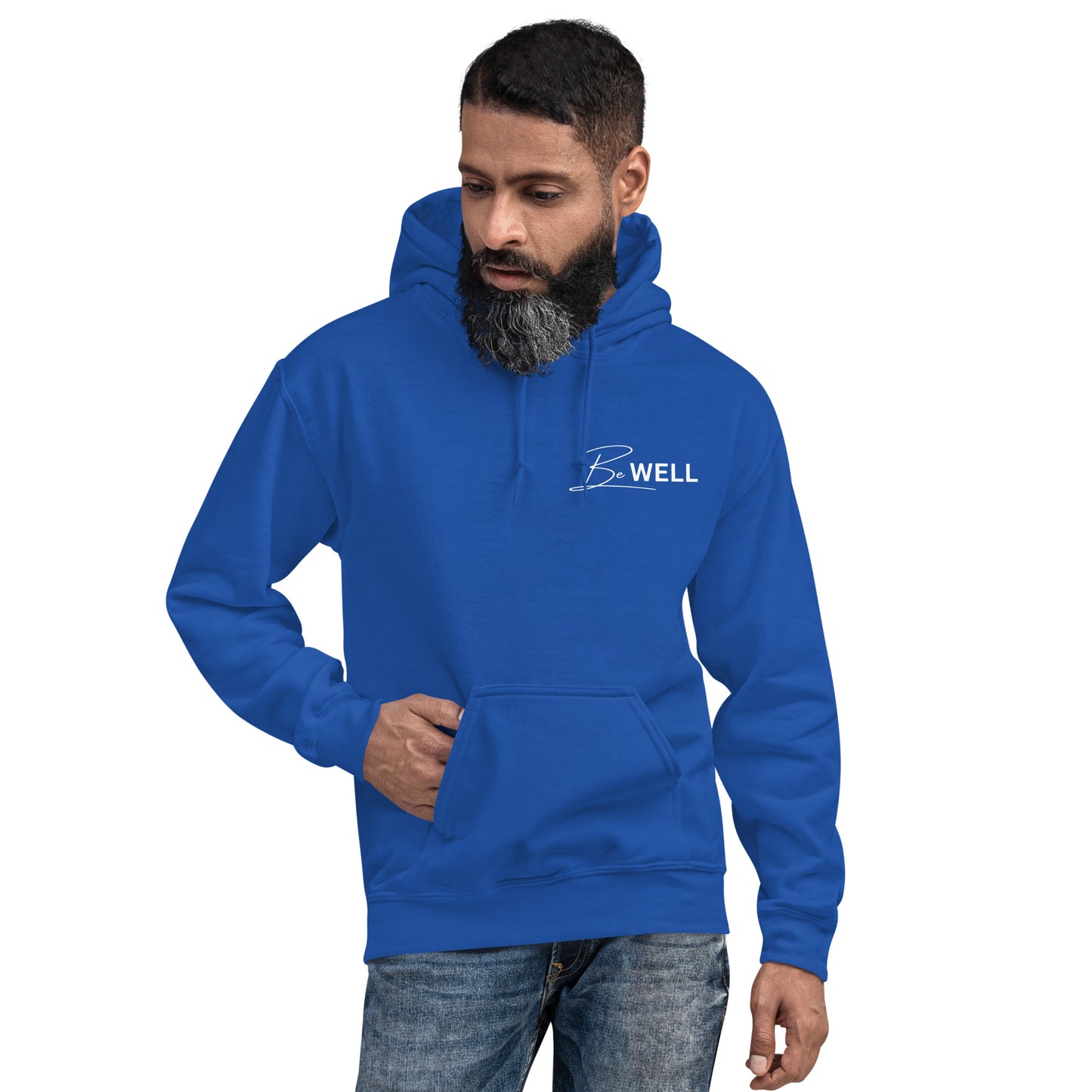 Unisex BE WELL Corner Small Logo Hoodie