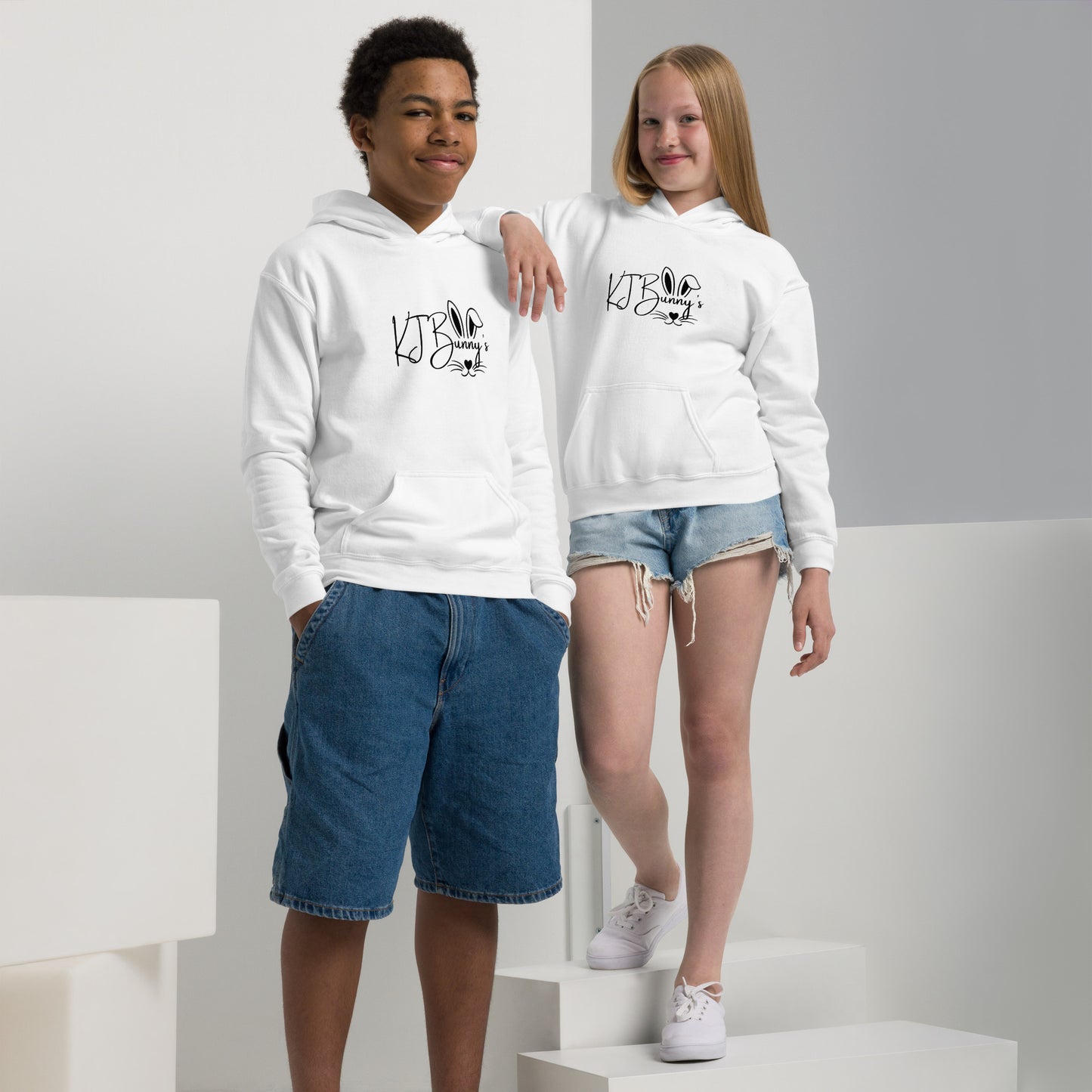 Youth heavy blend KJ BUNNY’s hoodie