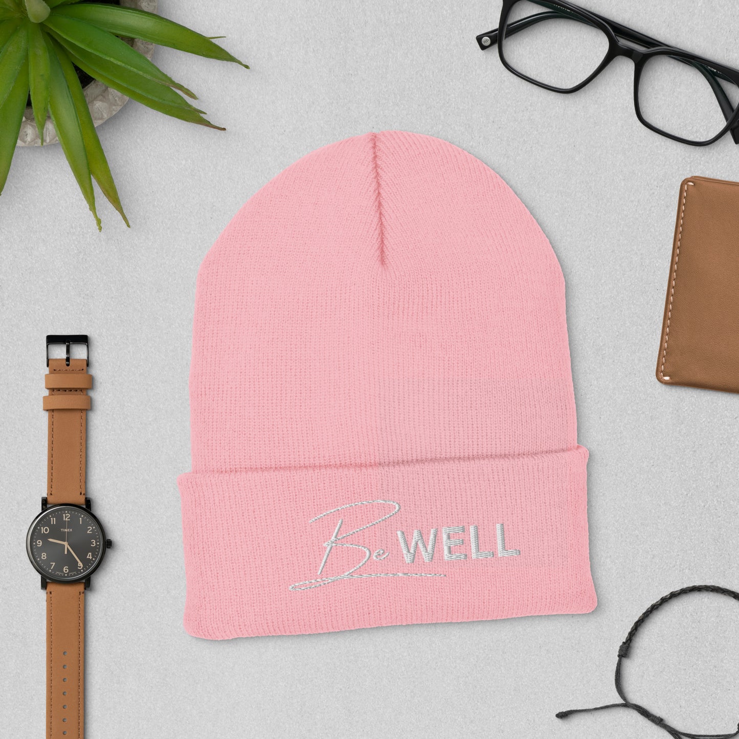 Cuffed BE WELL Beanie