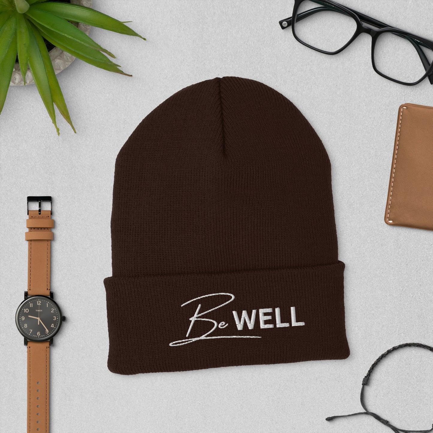 Cuffed BE WELL Beanie