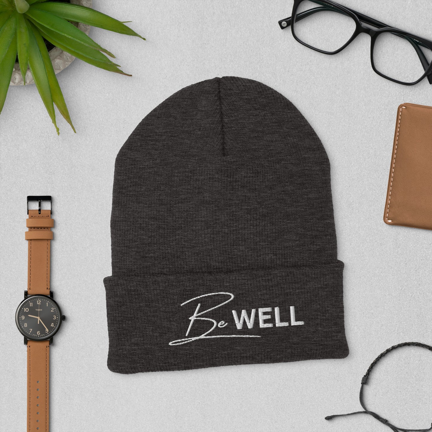 Cuffed BE WELL Beanie