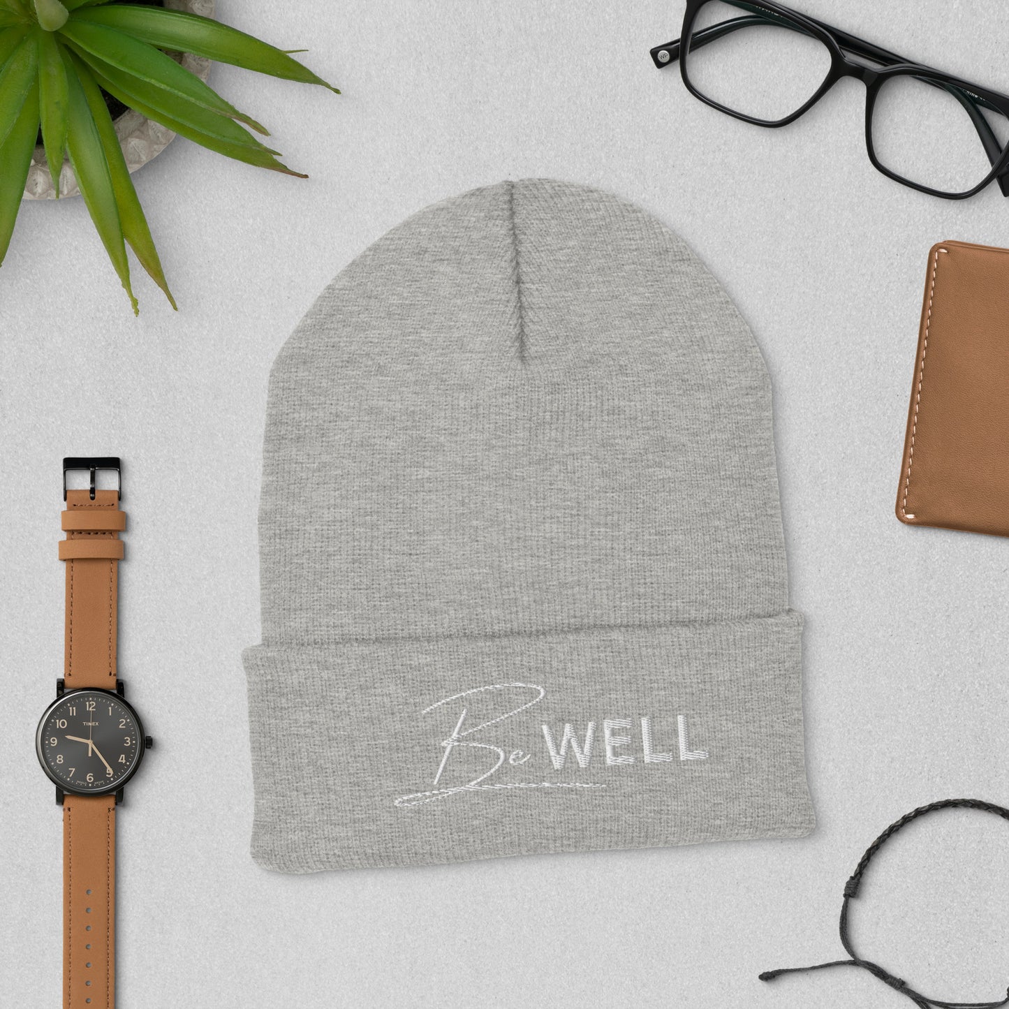 Cuffed BE WELL Beanie