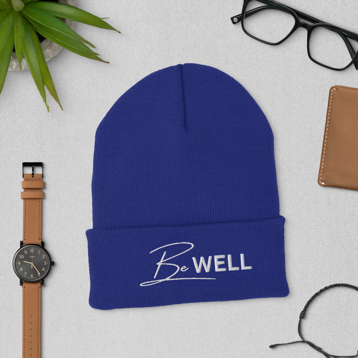 Cuffed BE WELL Beanie