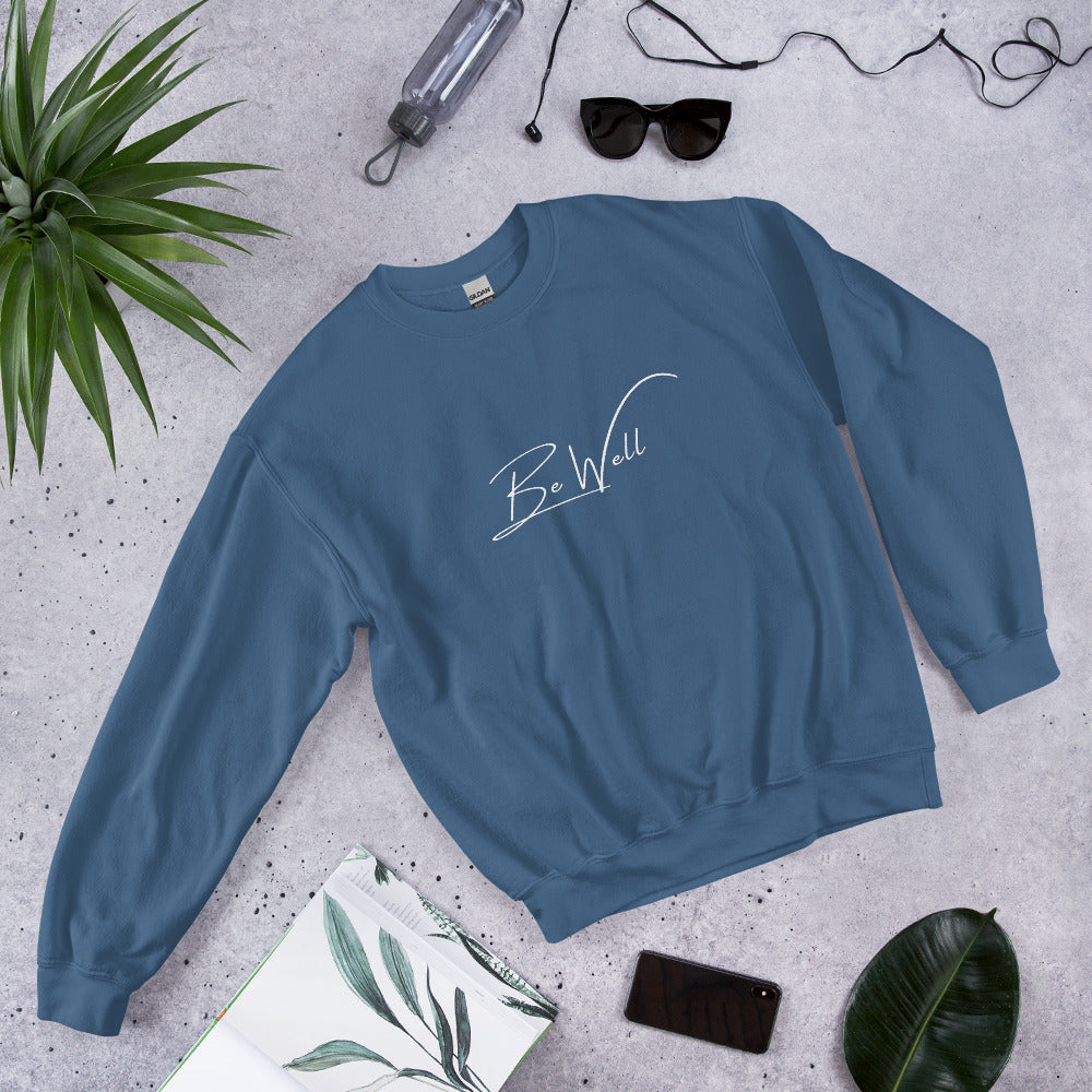 Unisex BE WELL Sweatshirt - Script