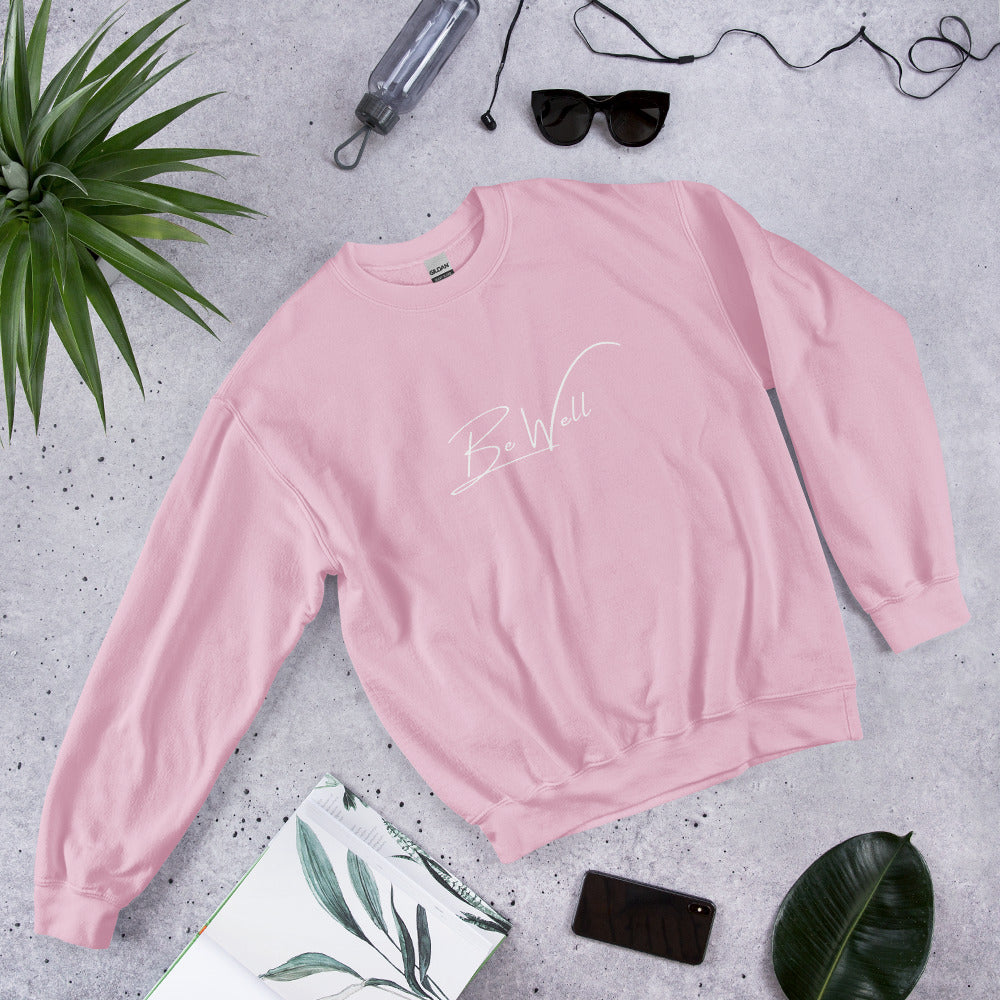Unisex BE WELL Sweatshirt - Script