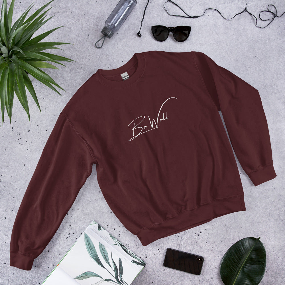Unisex BE WELL Sweatshirt - Script