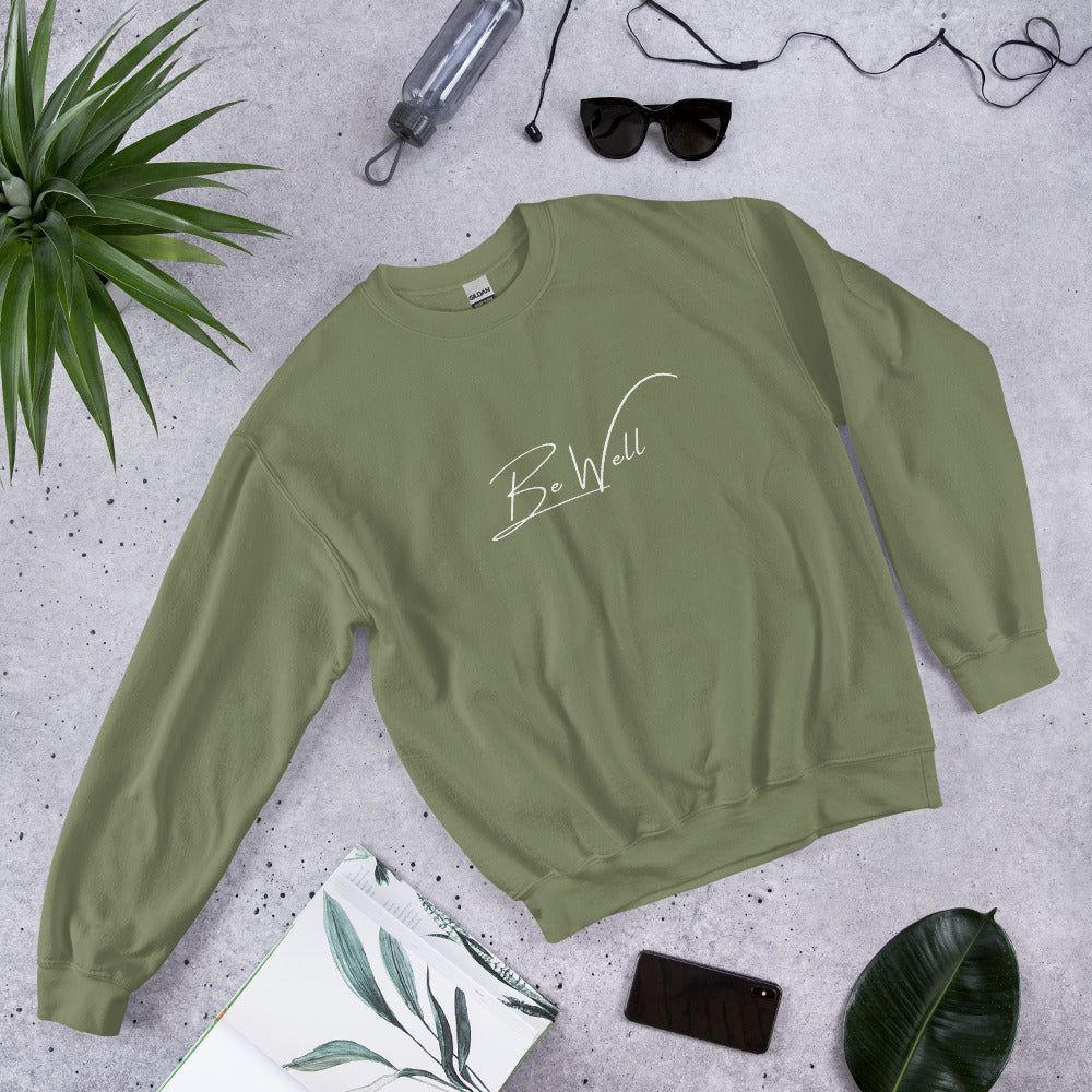 Unisex BE WELL Sweatshirt - Script