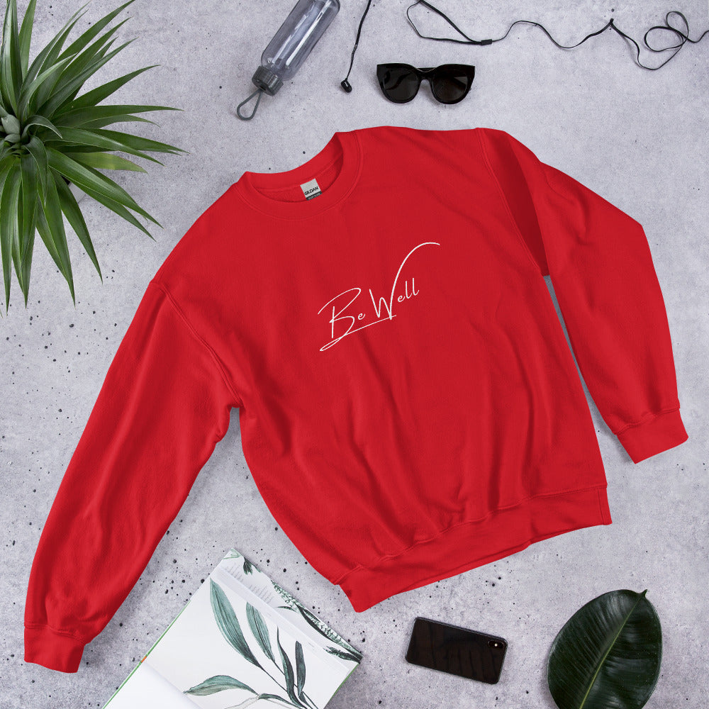 Unisex BE WELL Sweatshirt - Script