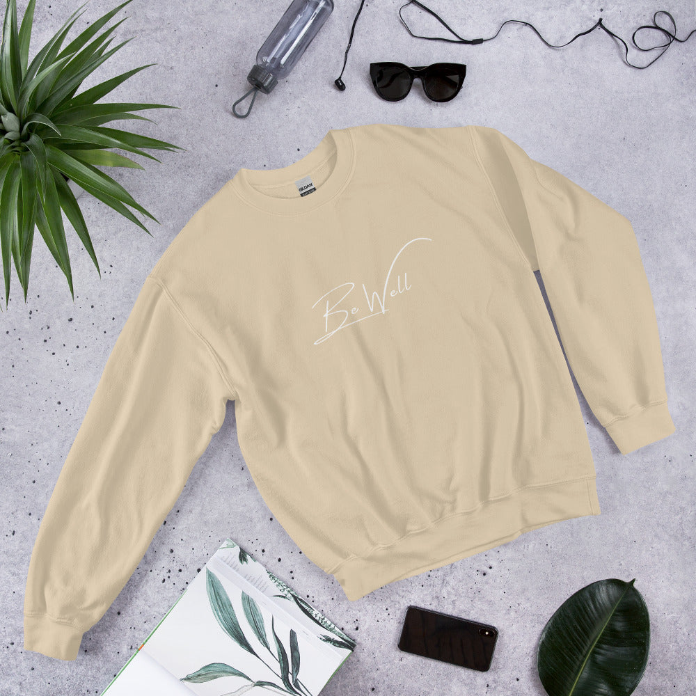 Unisex BE WELL Sweatshirt - Script